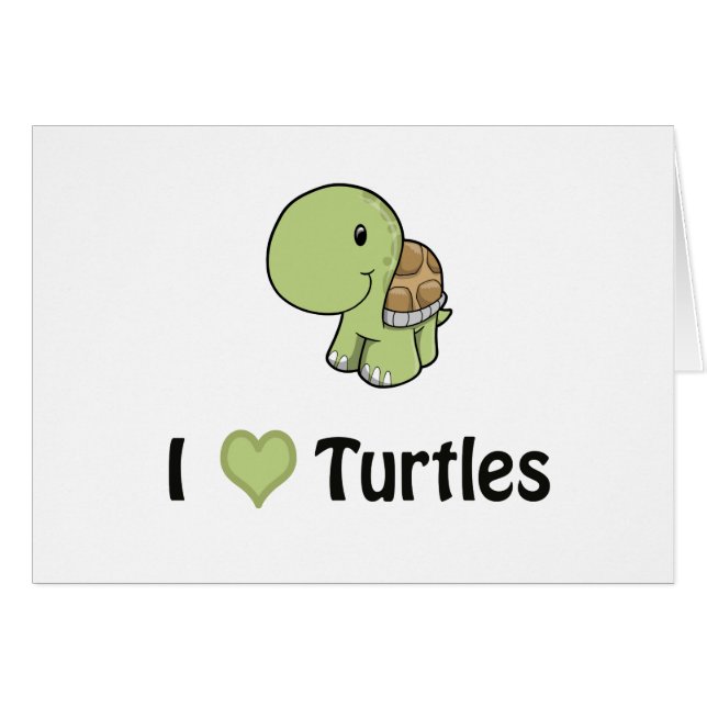 I heart turtles (Front Horizontal)
