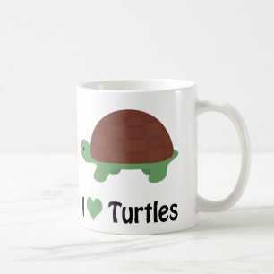 I heart turtles! coffee mug