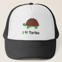 I Heart Turtles Cute Cartoon Turtle
