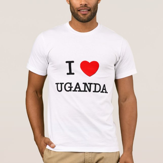 I HEART UGANDA T-Shirt (Front)