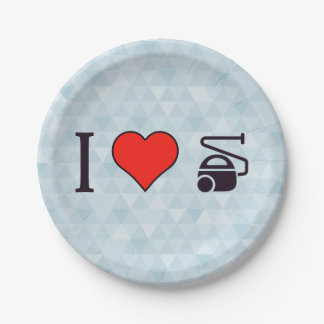 I Heart Using A Vacuum Tools Paper Plate