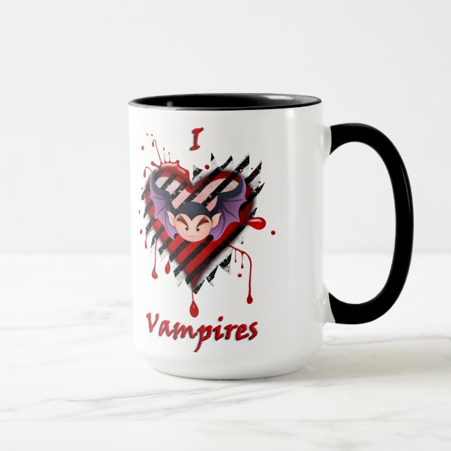 I Heart Vampires Mug (Right)