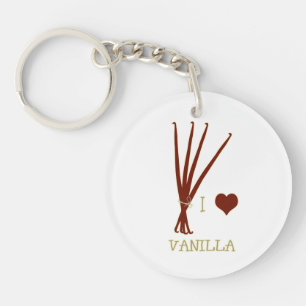 I heart Vanilla Key Ring