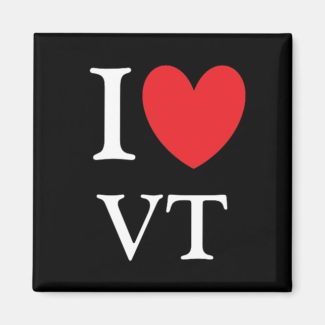 I Heart Vermont Magnet (Front)