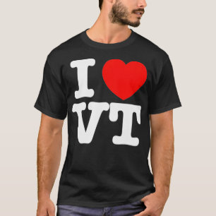 I Heart Vermont (VT) Love Premium T-Shirt