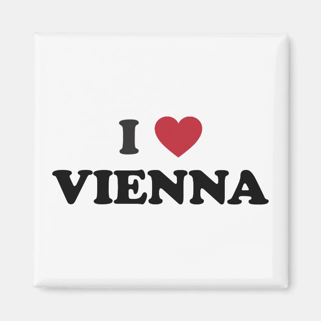 I Heart Vienna Austria Magnet (Front)