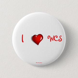 I Heart WCS 6 Cm Round Badge