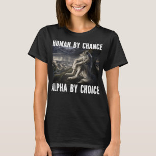 I Heart Werewolfs Alpha Funny Cringe Werewolf Wolf T-Shirt