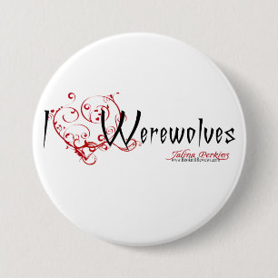 I Heart Werewolves Button