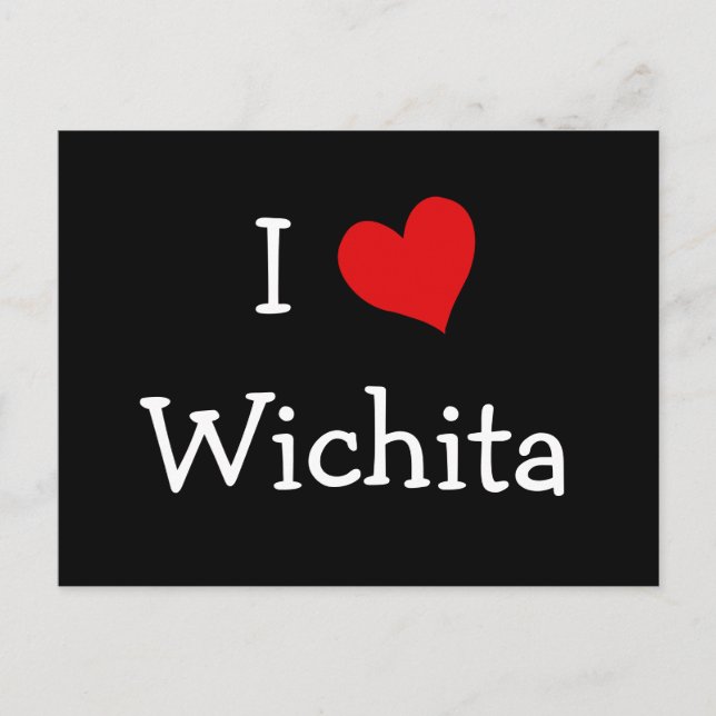 I Heart Wichita Postcard (Front)