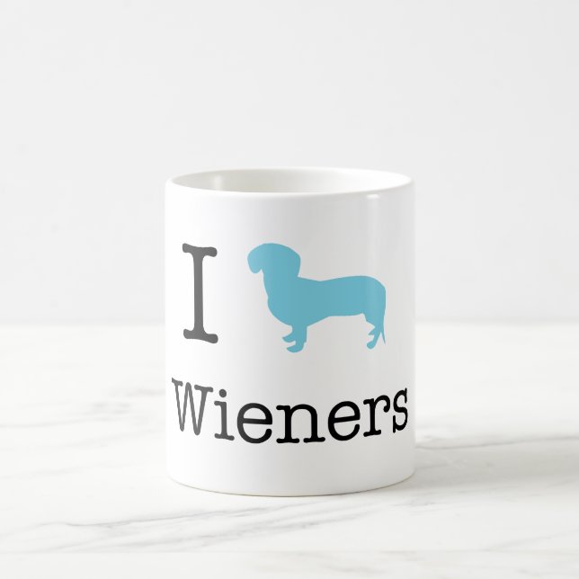 I Heart Wieners Coffee Mug (Center)