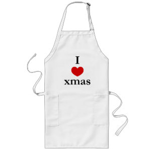 I heart Xmas - Christmas Apron
