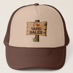 I Heart Yard Sales Trucker Hat
