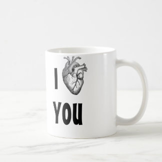 I heart you mug (anatomical heart)