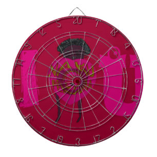 I Heart You Nakupenda Sana Happy Valentine's Day Dartboard