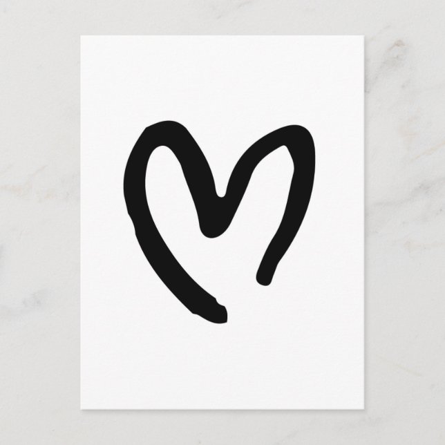 I heart you postcard (Front)