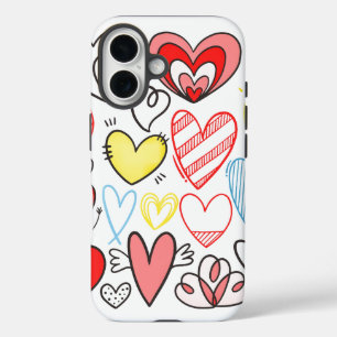 I Heart You So Much iPhone 16 Case