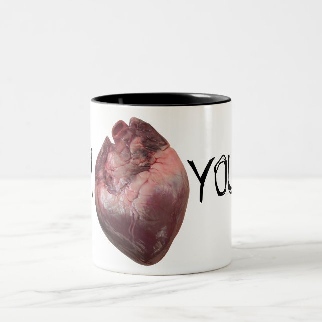 I "heart" You Two-Tone Coffee Mug (Center)
