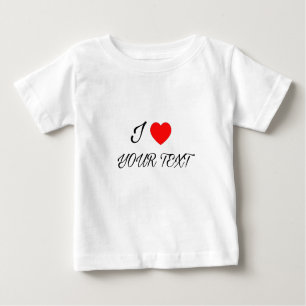 I heart Your Text Baby T-Shirt