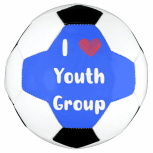 I Heart Youth Group Soccer Ball