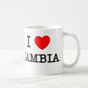 I HEART ZAMBIA COFFEE MUG