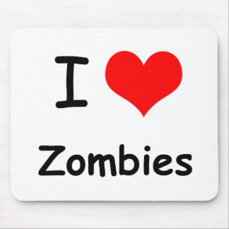 I Heart Zombies Mouse Pad