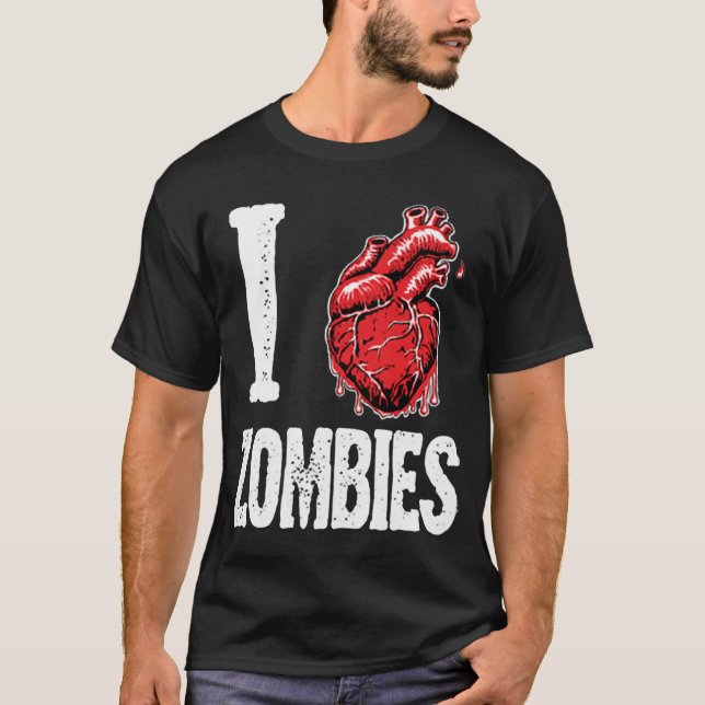 I heart Zombies T-Shirt (Front)