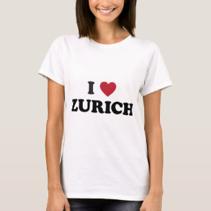 I Heart Zurich Switzerland T-Shirt