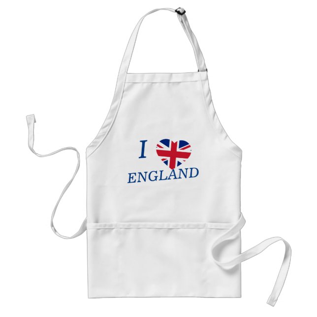 I Heartflag England aprcnt Standard Apron (Front)