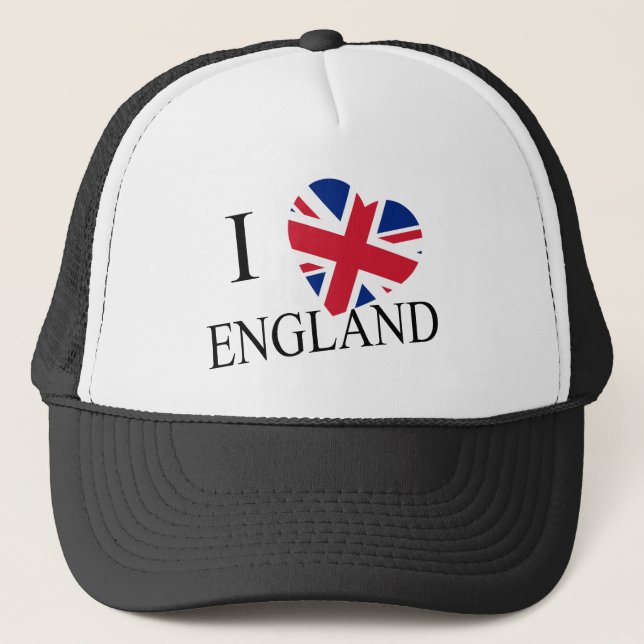I Heartflag England bk thcnt Trucker Hat (Front)