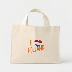 I Heartflag Holland or ttcnt Mini Tote Bag