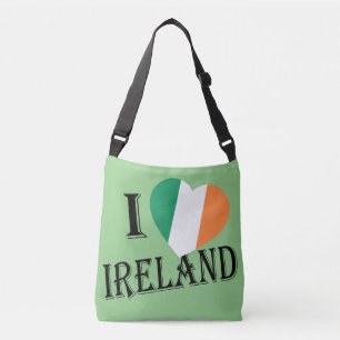 I Heartflag Ireland bk cbbcn Crossbody Bag