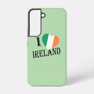 I Heartflag Ireland bk sgcnt Samsung Galaxy Case