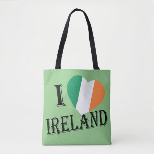 I Heartflag Ireland bk stcn Tote Bag