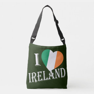 I Heartflag Ireland wt cbbcn Crossbody Bag