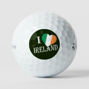 I Heartflag Ireland wt tmtp5 gbcnt Golf Balls