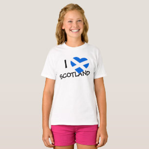 I Heartflag Scotland Girls cn T-Shirt