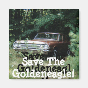 I Helped Save The Goldeneagle of Old Orchard Beach Magnet