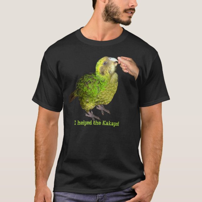 I helped the Kakapo! T-Shirt (Front)