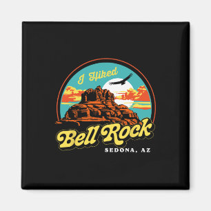 I Hiked Bell Rock Retro Sedona Arizona Vintage Hik Magnet