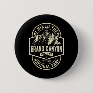 I Hiked Grand Canyon National Park Arizona Mountai 6 Cm Round Badge