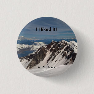 I Hiked Mt. St. Helens 3 Cm Round Badge