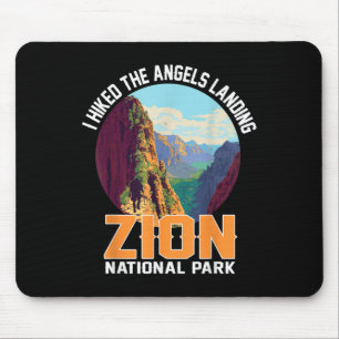 I Hiked The Angels Landing Zion National Park Hiki Mouse Pad