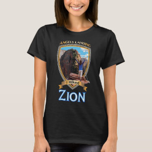 I Hiked Zion Angels Landing Utah Park Adventure So T-Shirt