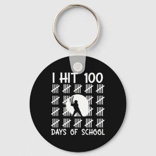 I Hit 100 Days Of School Bysebyll 100th Day Of Sch Key Ring