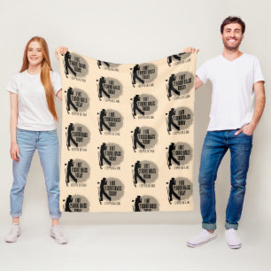 I Hit 2 Good Balls Today - funny golf Fleece Blanket