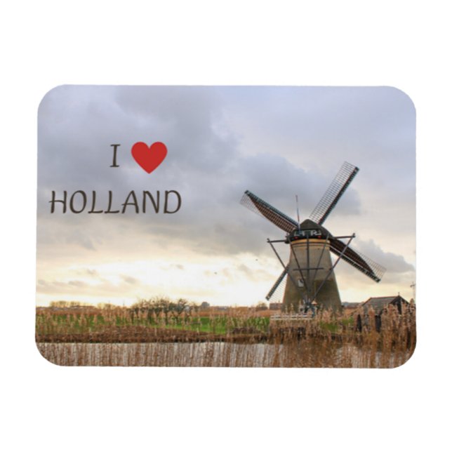 I Holland Flexible Photomagnet Magnet (Horizontal)