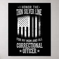 I Honour The Thin Silver Line Corrections Officer