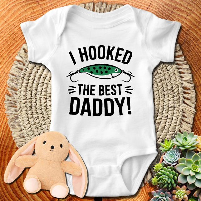 I Hooked The Best Daddy Baby Bodysuit (Creator Uploaded)