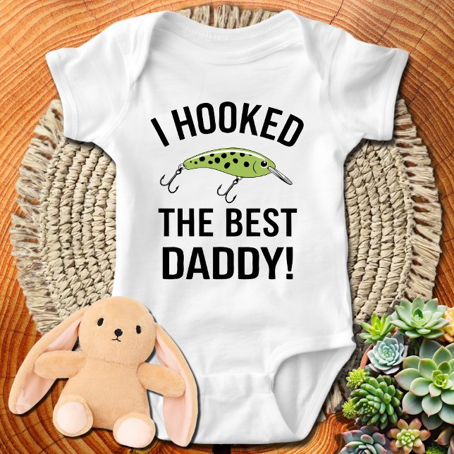 I Hooked The Best Daddy Baby Bodysuit (Creator Uploaded)